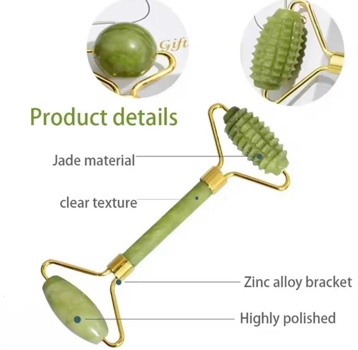 3 in 1 Gua Sha & Jade Roller Set