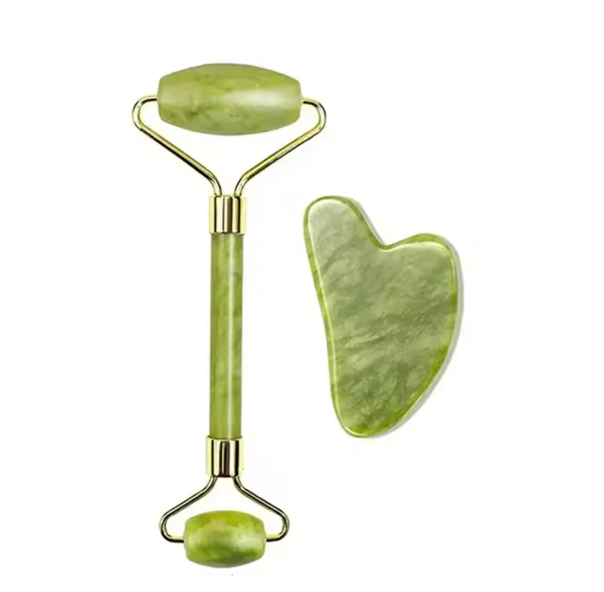 2 in 1 Jade Roller & Gua Sha Set