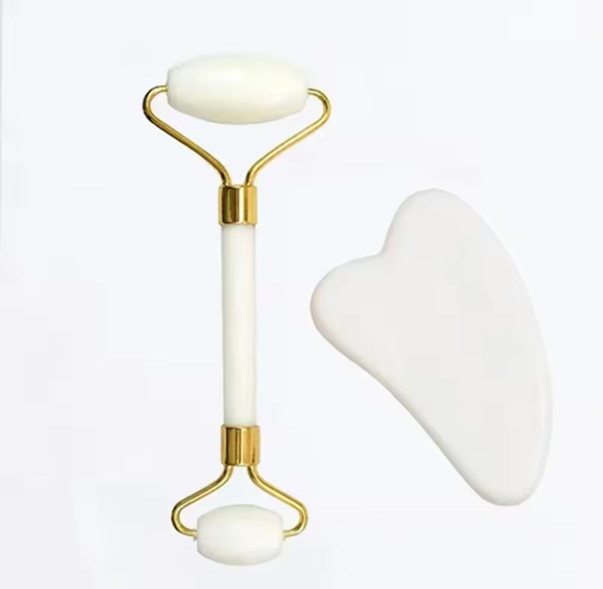 2 in 1 Jade Roller & Gua Sha Set